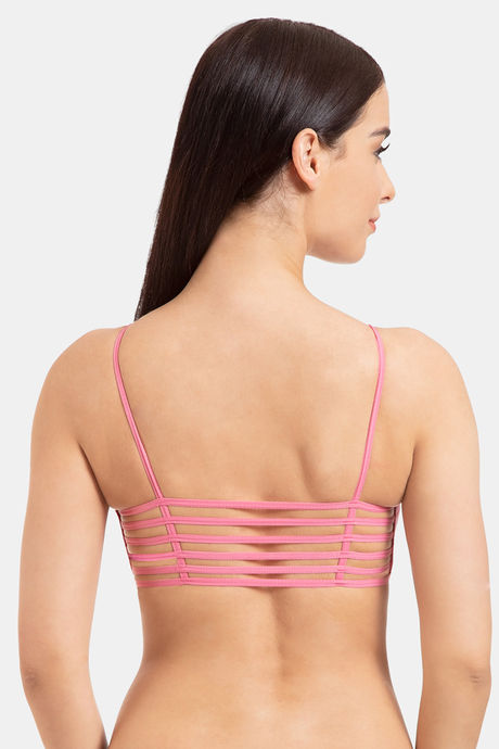 Tweens Padded Non-Wired Full Coverage Cage Bra - Baby Pink — image 2